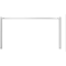 Stationary access barriers | for bolting on site | with top bar | hot-dip galvanized | total width: 2500 mm